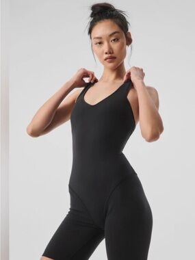 ALO Yoga Black Airbrush Real Onesie